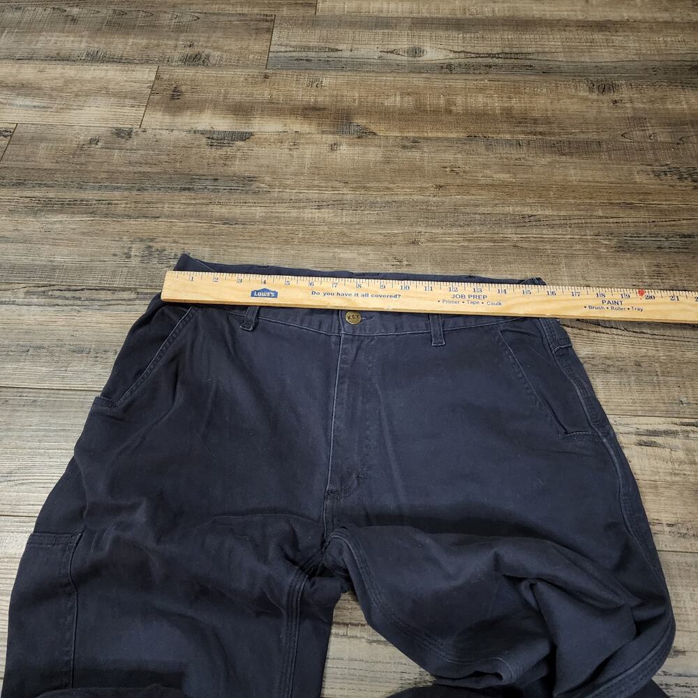 Key work pants blue men's size 32x32 pre-owned 2217 - Picture 3 of 6